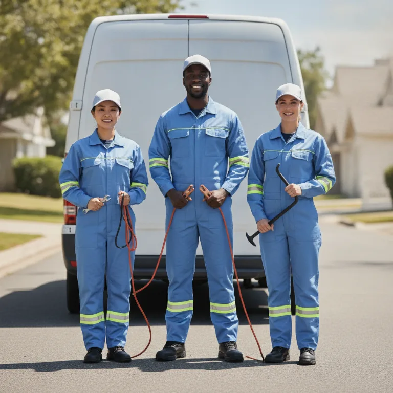 Roadside Assistance team in Charleston